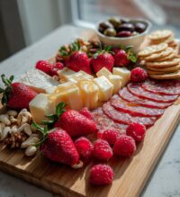 valentines brunch charcuterie board