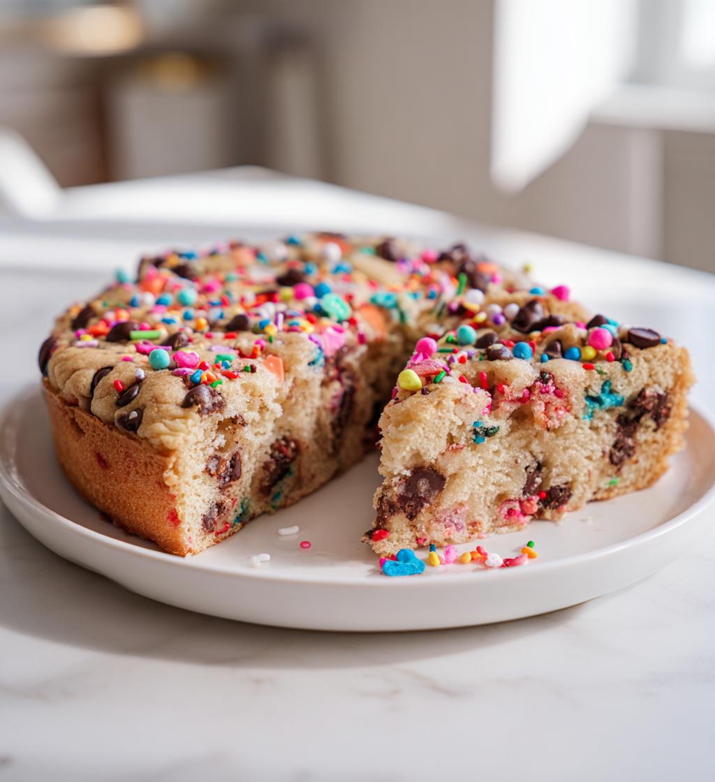 valentines cookie cake