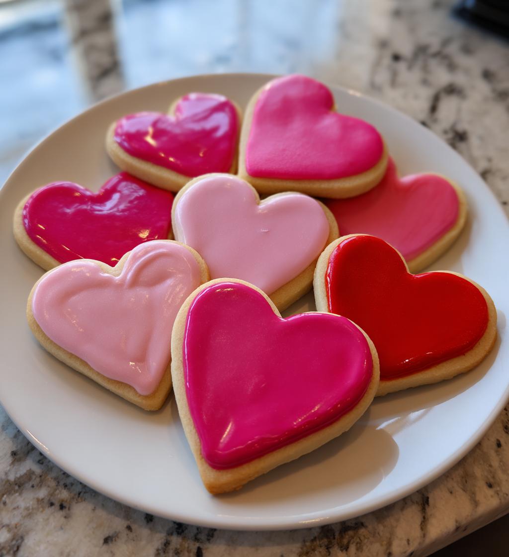 valentines cookies royal icing