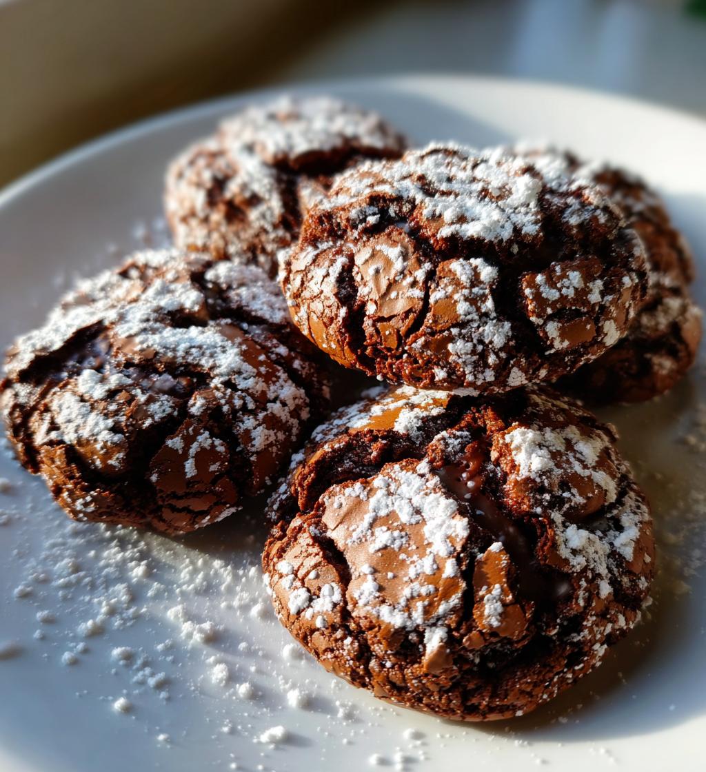 valentines crinkle cookies
