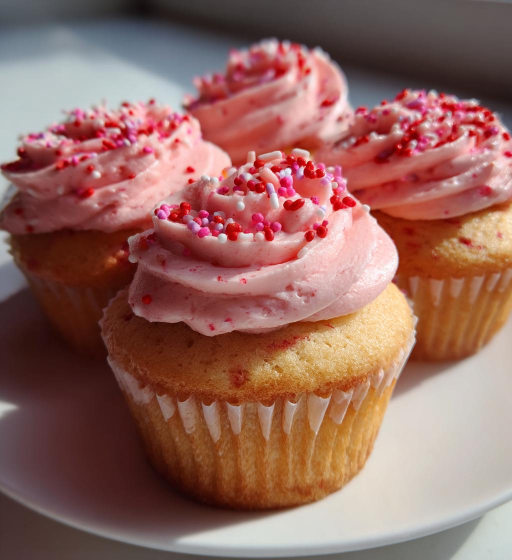 valentines cupcake design