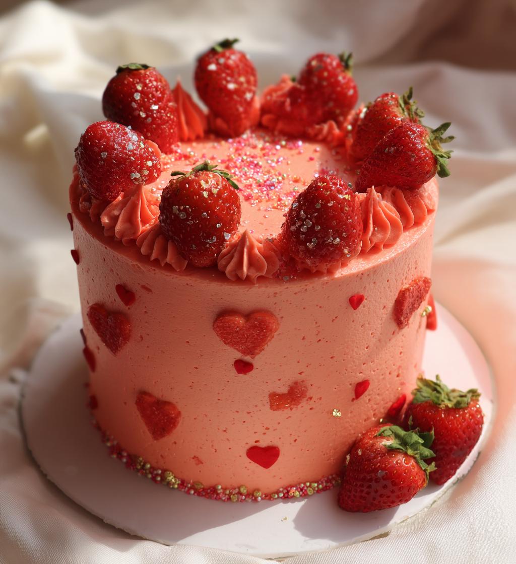 valentines day cake decorating