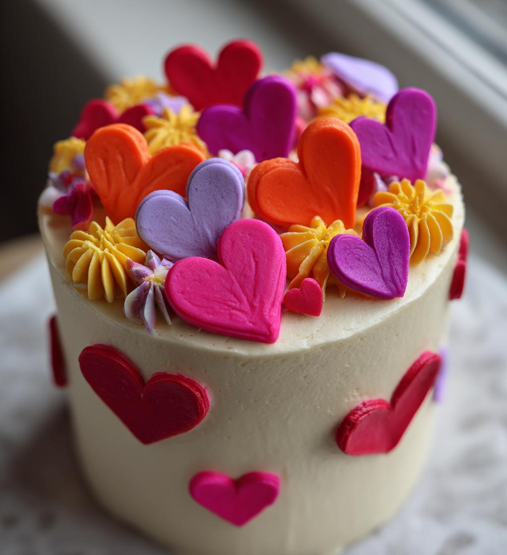 valentines day cake topper