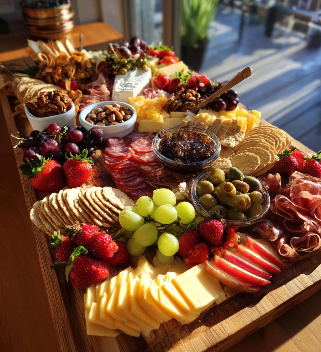 valentines day charcuterie board