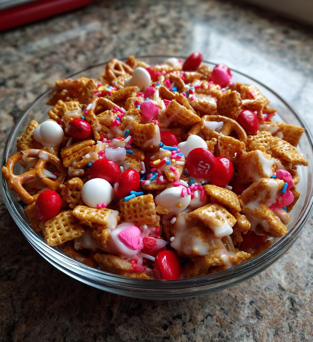 valentines day chex mix recipe