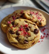 valentines day chocolate chip cookies