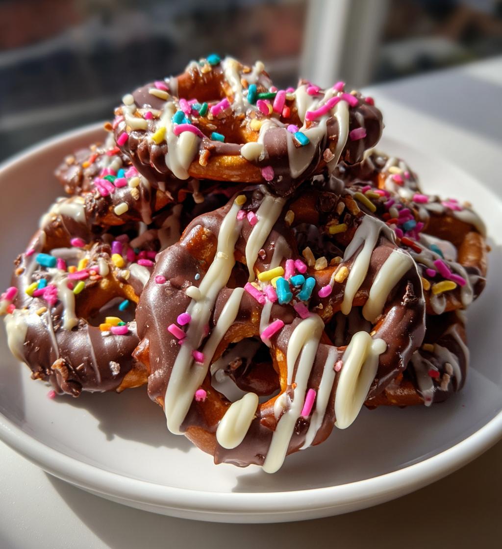 valentines day chocolate covered pretzel