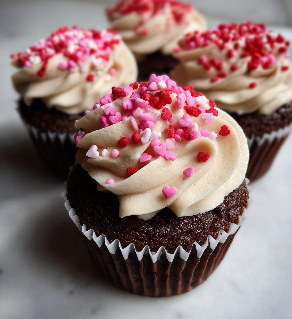 valentines day cupcakes aesthetic