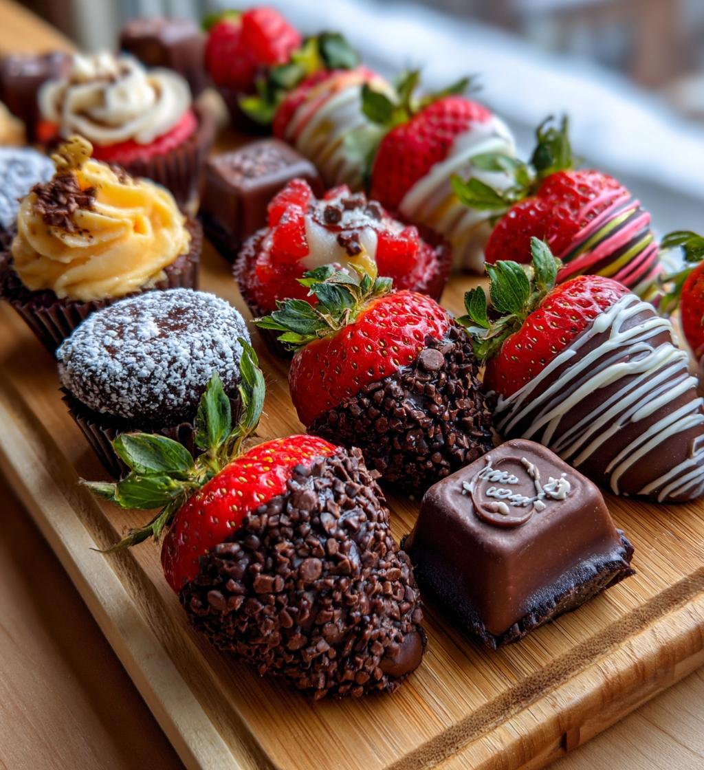 valentines day dessert charcuterie board
