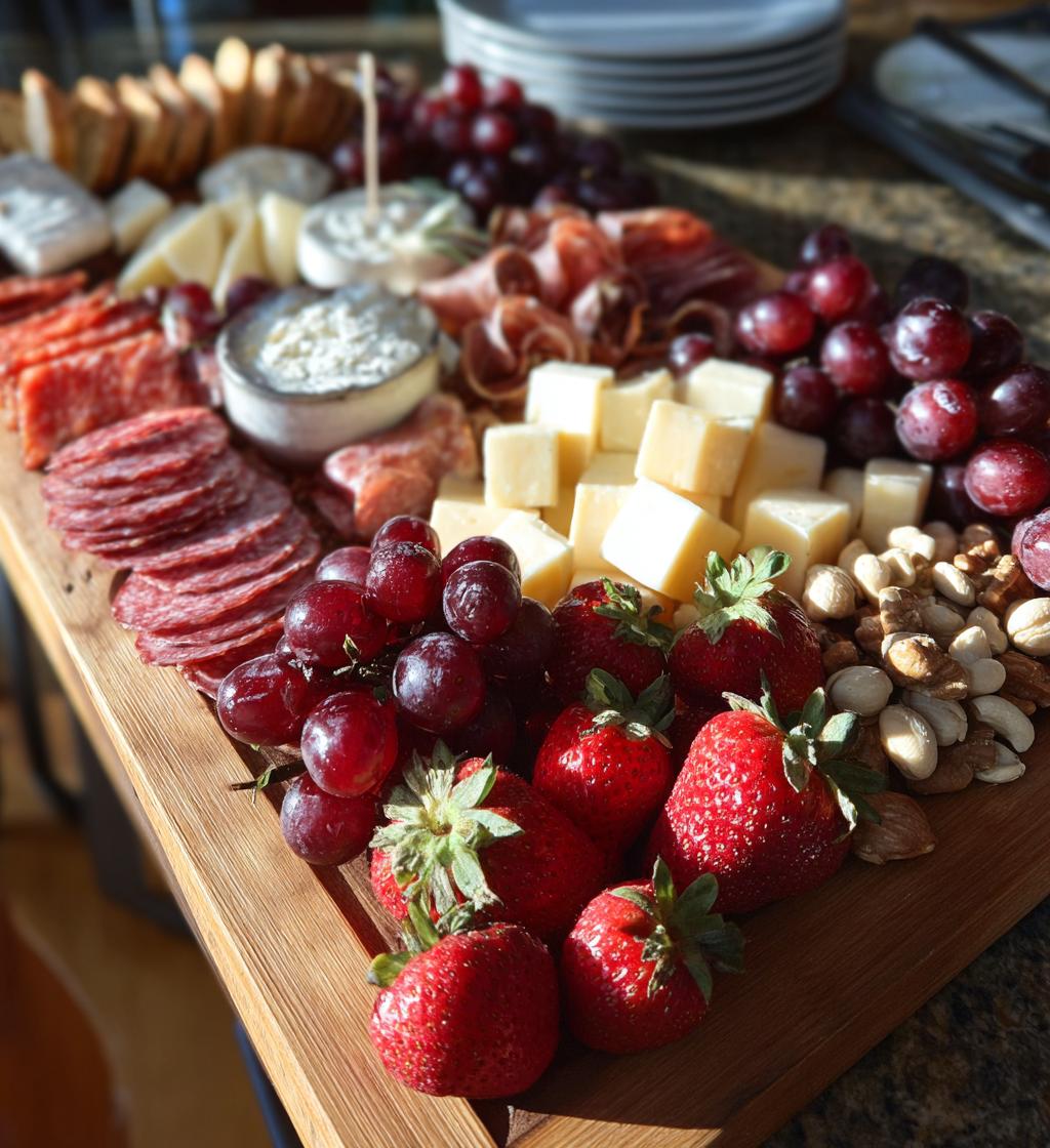 valentines day food board
