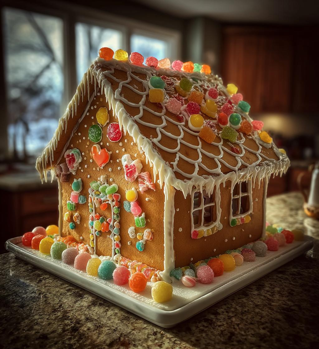 valentines day gingerbread houses