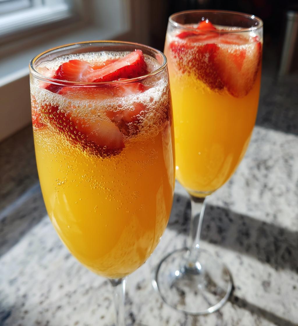 valentines day mimosa