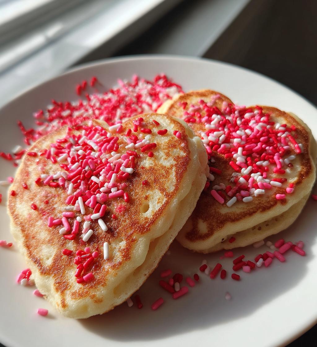 valentines day pancakes