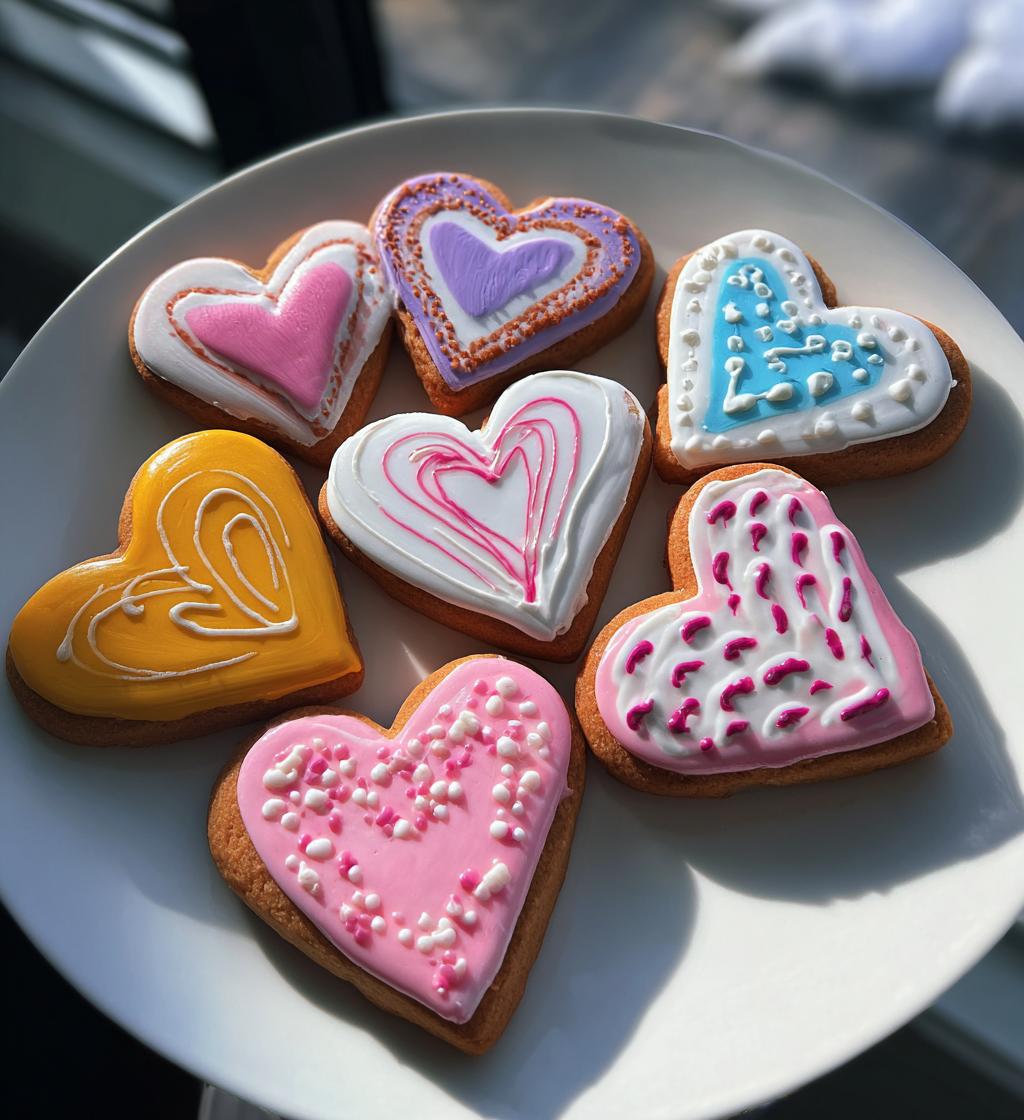 valentines day sugar cookies royal icing