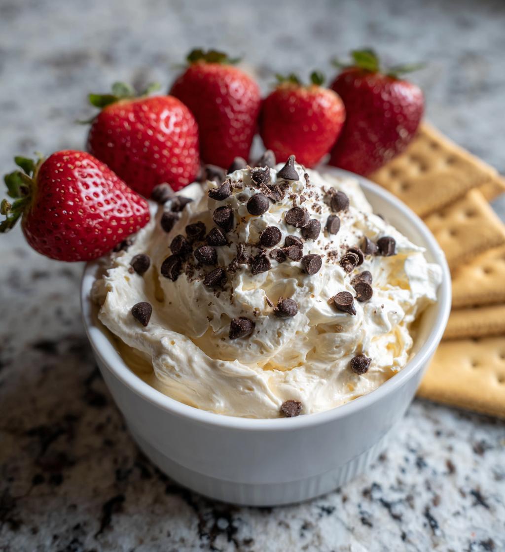 valentines dessert dip