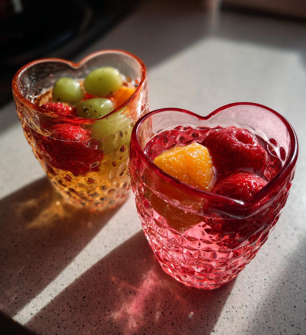 valentines drinking glasses